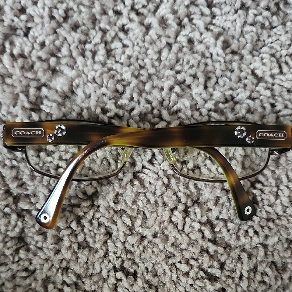 Coach Brown Tortoise Shell Glasses
